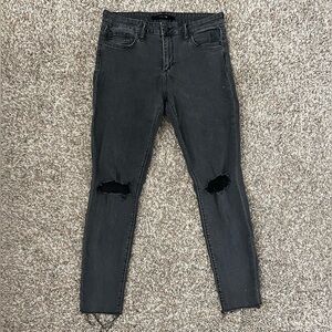 Joe’s Jeans Skinny Frayed Hem Distressed Jeans